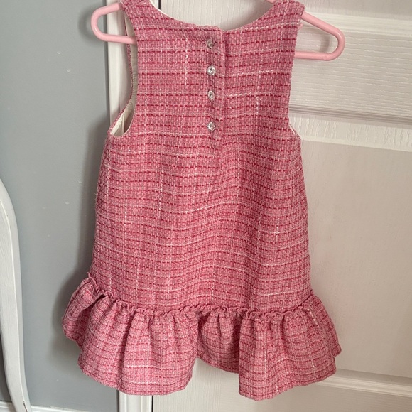 Rachel Zoe Pink and White Tweed Dress - Picture 5 of 5